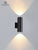 WO202-W Morden Outdoor Wall Light 6000k Bulb Included - MEW Lighting